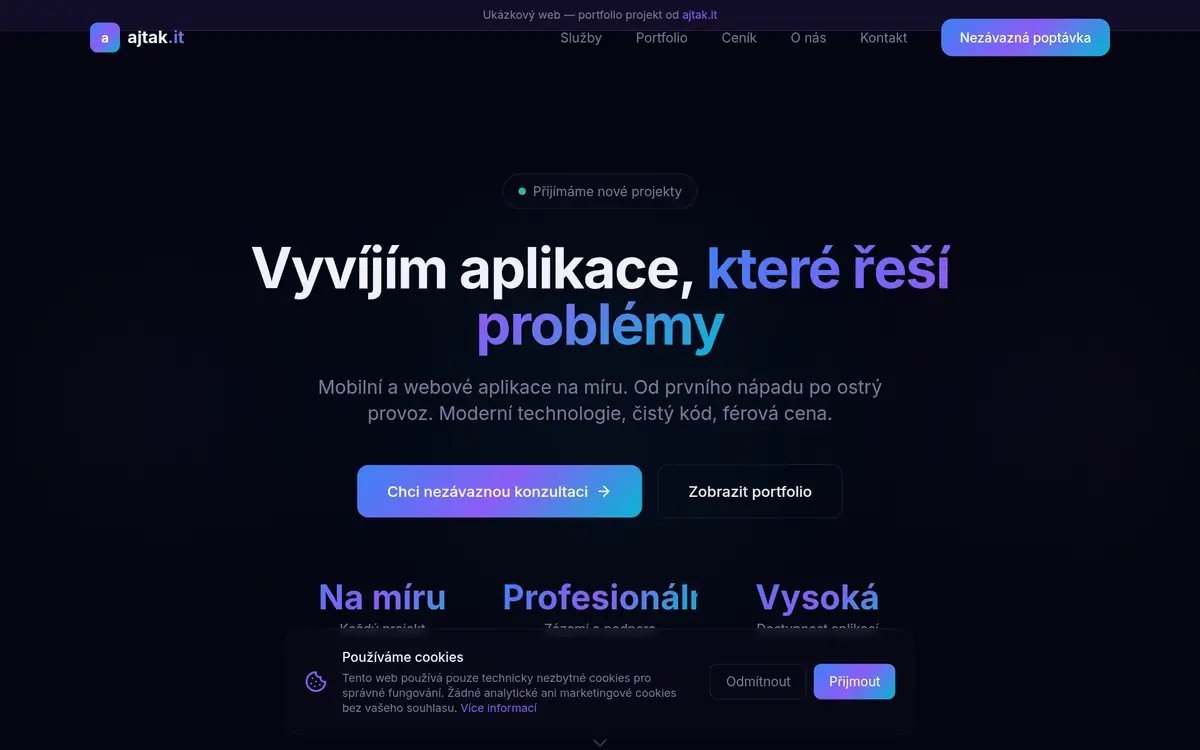 Náhled webu vyvojaplikacinamiru.cz